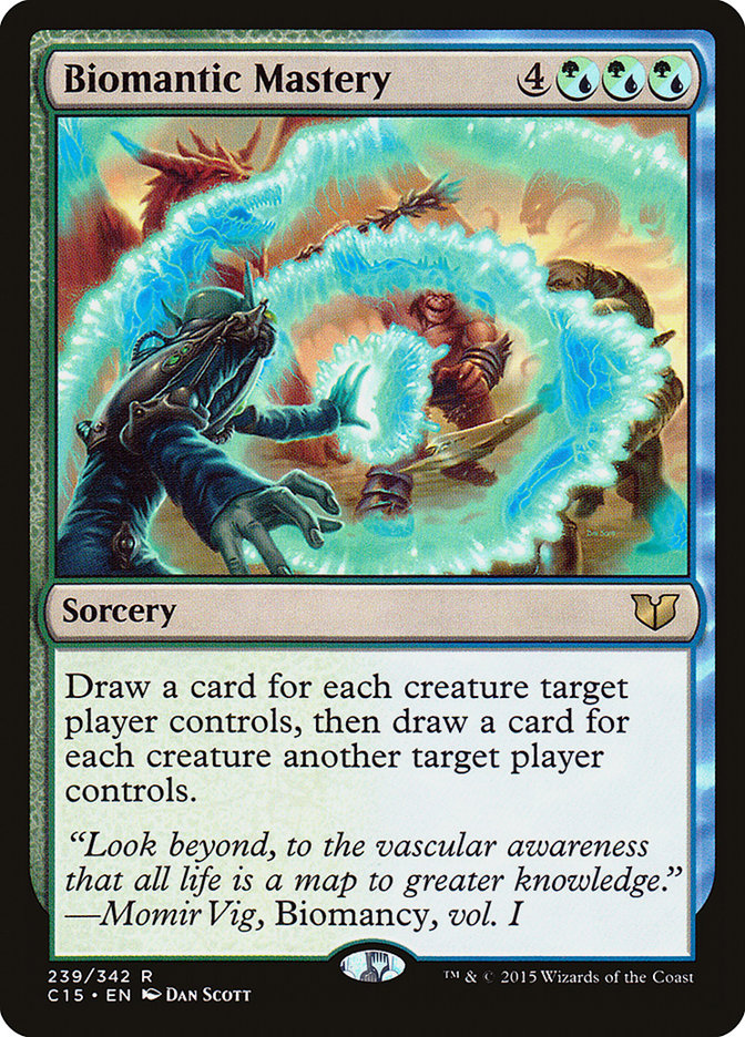 Biomantic Mastery [Commander 2015] | Total Play