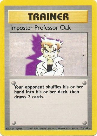 Imposter Professor Oak (73/102) [Base Set Unlimited] | Total Play
