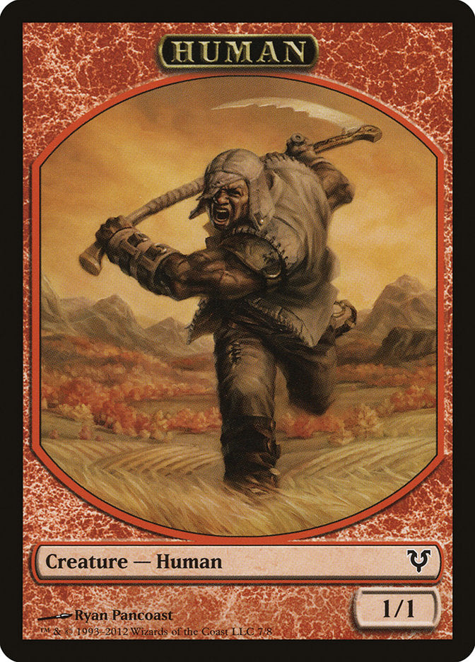 Human Token (7/8) [Avacyn Restored Tokens] | Total Play