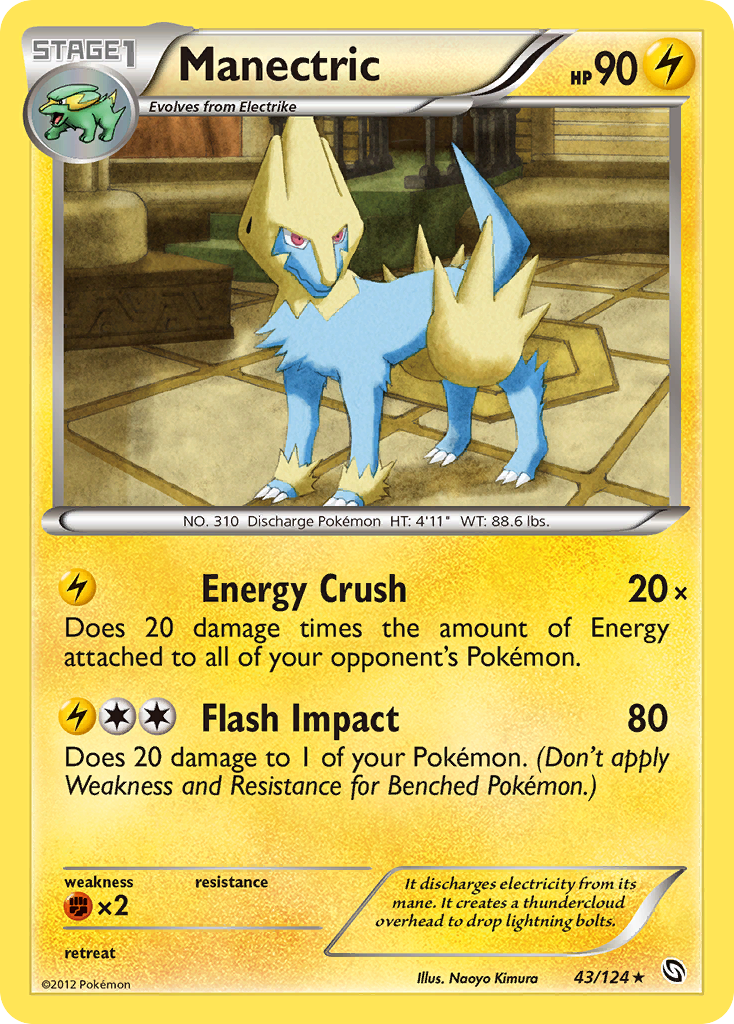Manectric (43/124) [Black & White: Dragons Exalted] | Total Play