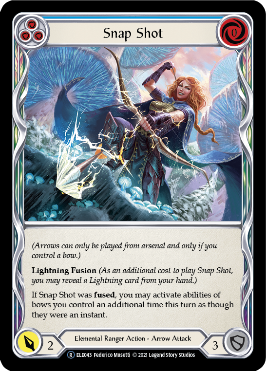 Snap Shot (Blue) [U-ELE043] (Tales of Aria Unlimited)  Unlimited Normal | Total Play