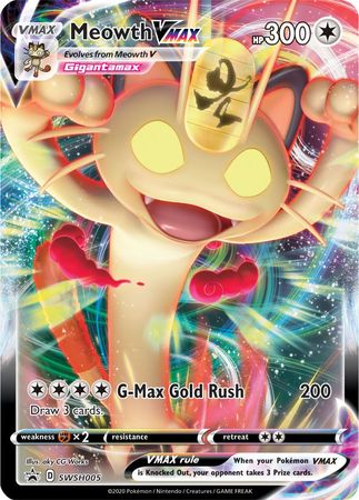 Meowth VMAX (SWSH005) [Sword & Shield: Black Star Promos] | Total Play