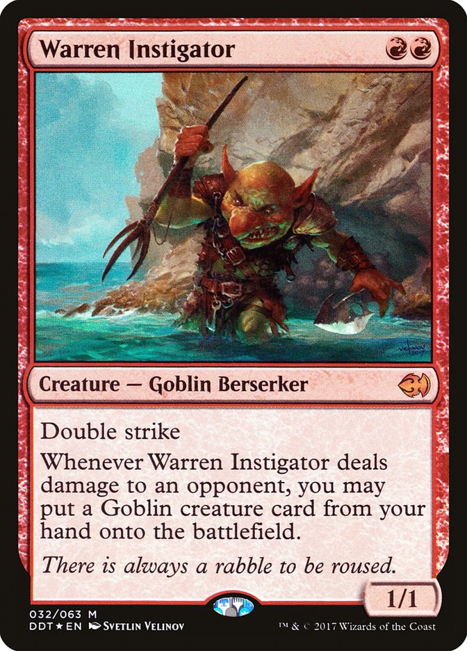 Warren Instigator [Duel Decks: Merfolk vs. Goblins] | Total Play