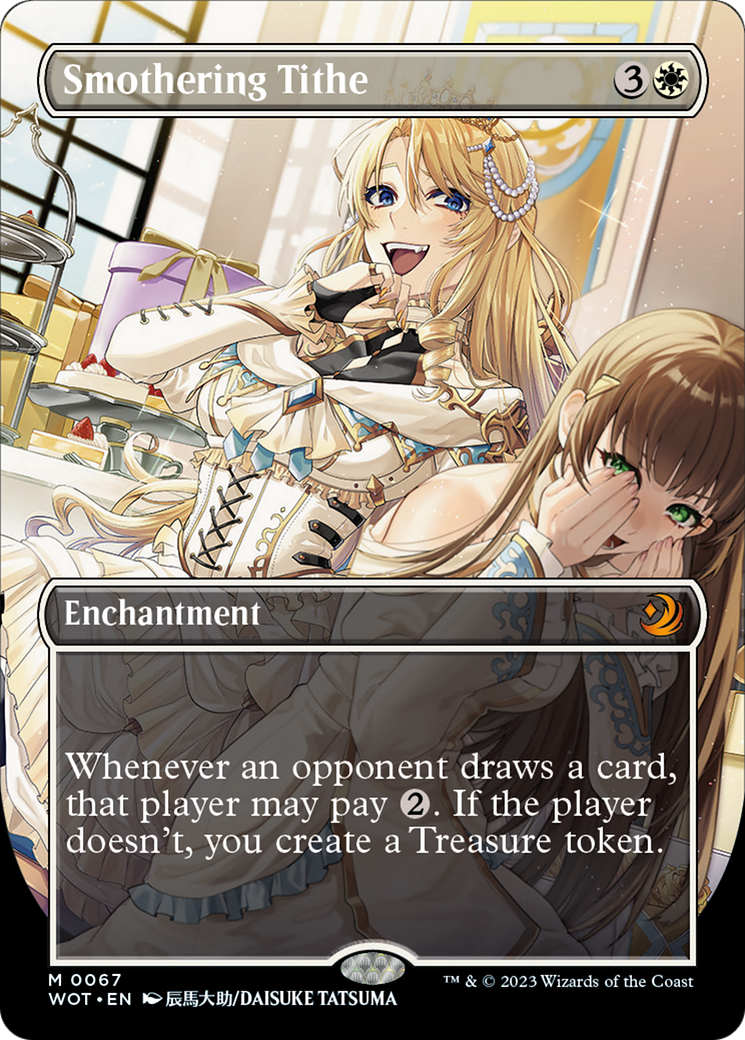 Smothering Tithe (Anime Borderless) [Wilds of Eldraine: Enchanting Tales] | Total Play