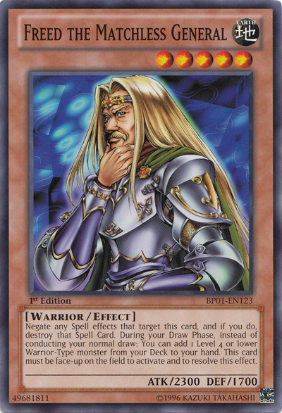 Freed the Matchless General [BP01-EN123] Common | Total Play