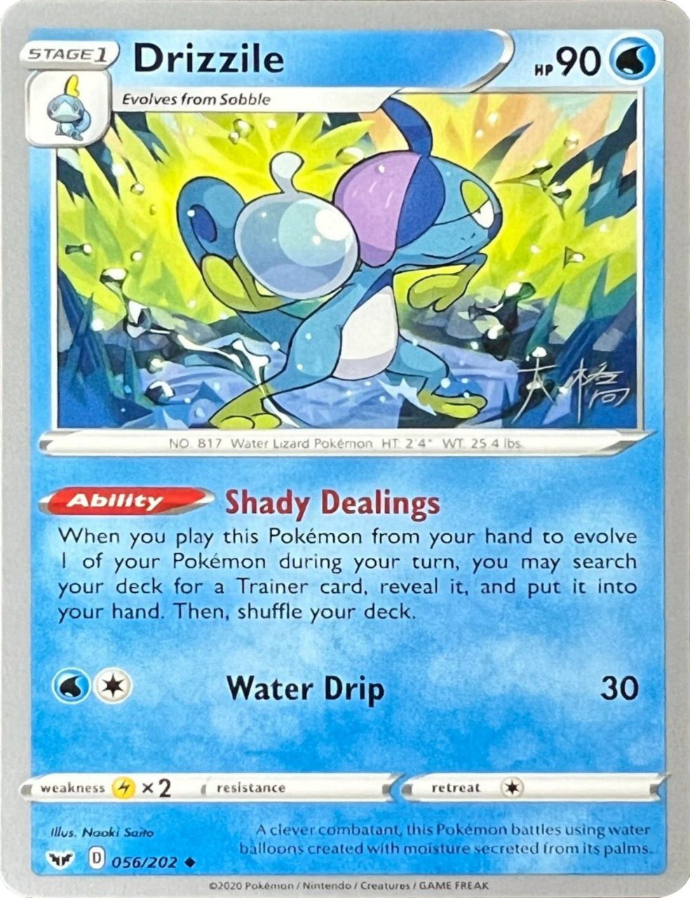 Drizzile (056/202) (Ice Rider Palkia - Rikuto Ohashi) [World Championships 2022] | Total Play