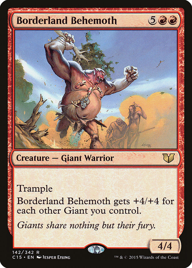 Borderland Behemoth [Commander 2015] | Total Play