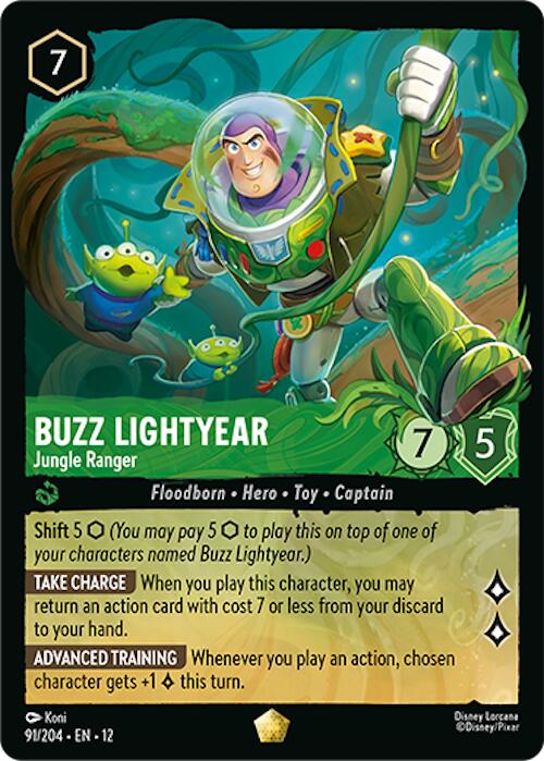 Buzz Lightyear - Jungle Ranger (91/204) [Wilds Unknown] | Total Play