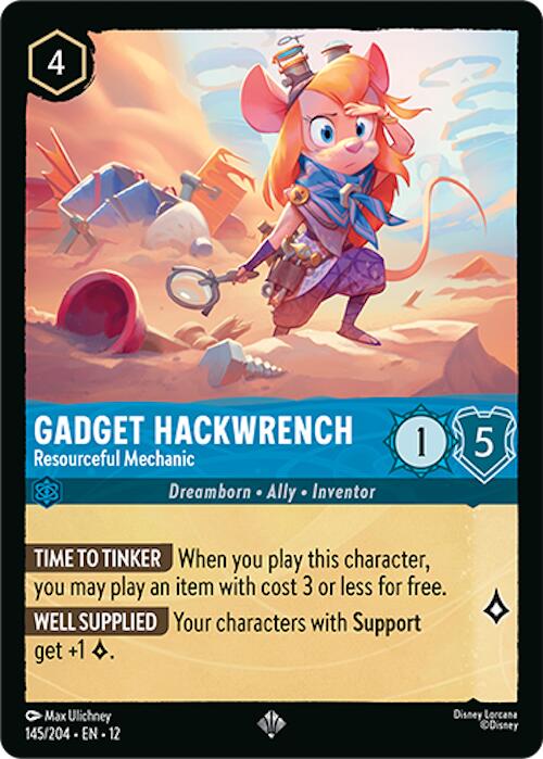 Gadget Hackwrench - Resourceful Mechanic (145/204) [Wilds Unknown] | Total Play