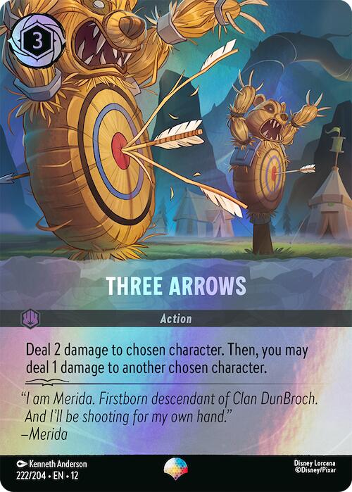 Three Arrows (Epic) (222/204) [Wilds Unknown] | Total Play