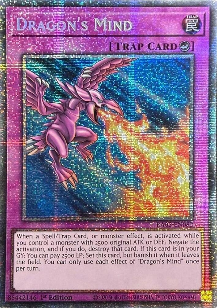 Dragon's Mind (Starlight Rare) [RA05-EN082] Starlight Rare | Total Play