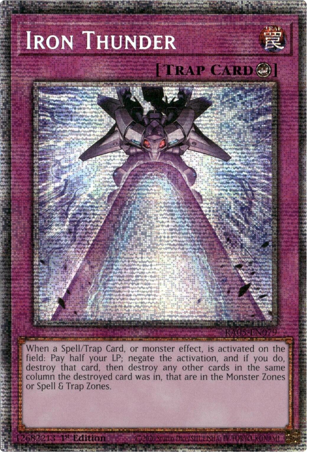 Iron Thunder (Starlight Rare) [RA05-EN079] Starlight Rare | Total Play
