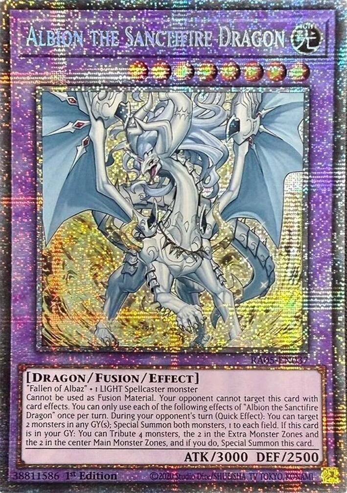 Albion the Sanctifire (Starlight Rare) [RA05-EN037] Starlight Rare | Total Play