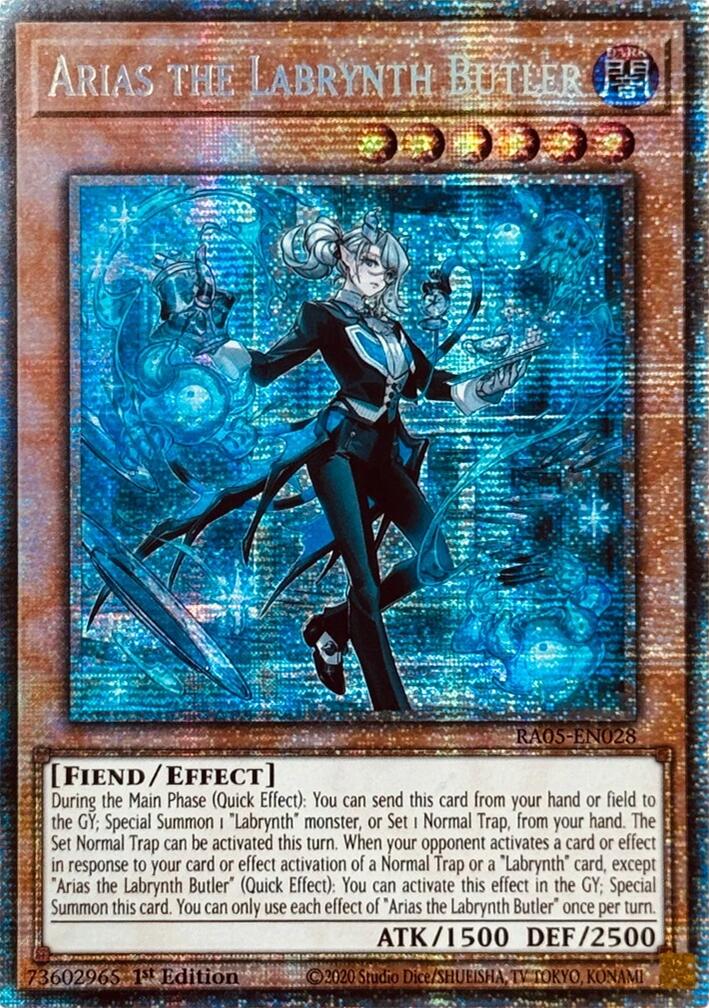 Arias the Labrynth Butler (Starlight Rare) [RA05-EN028] Starlight Rare | Total Play