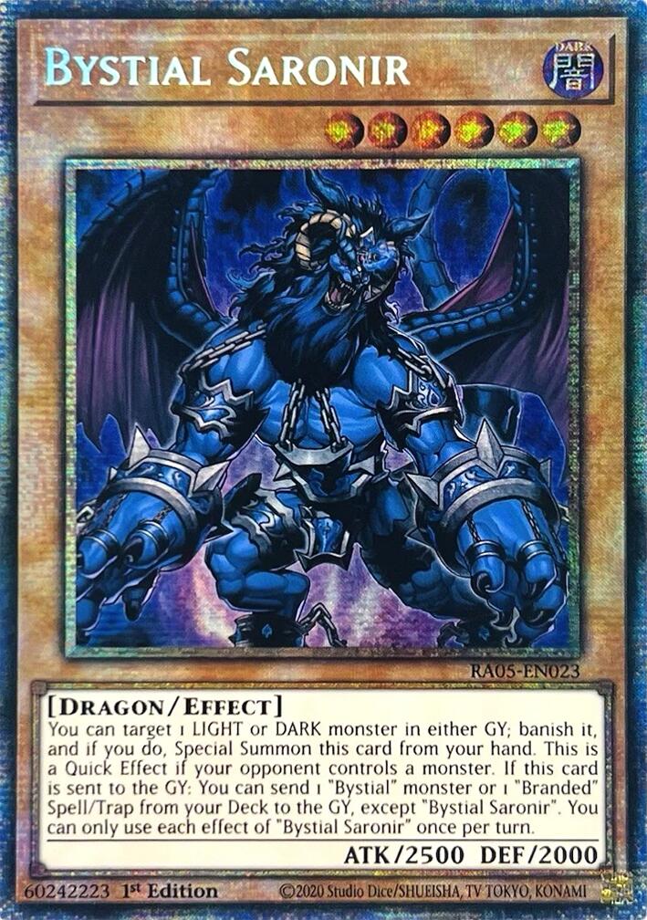 Bystial Saronir (Starlight Rare) [RA05-EN023] Starlight Rare | Total Play