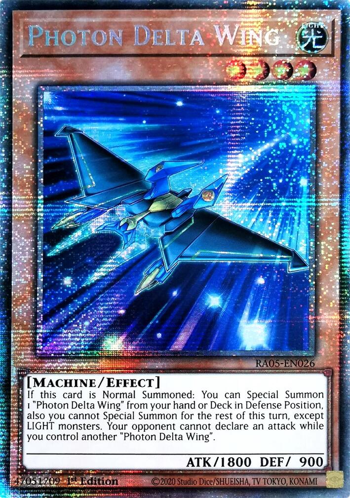 Photon Delta Wing (Starlight Rare) [RA05-EN026] Starlight Rare | Total Play