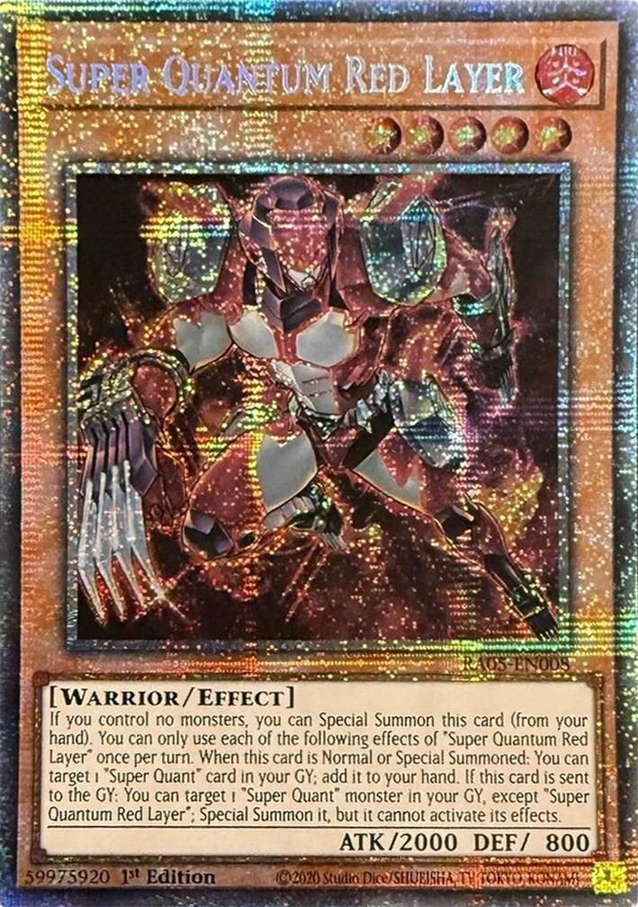 Super Quantum Red Layer (Starlight Rare) [RA05-EN008] Starlight Rare | Total Play