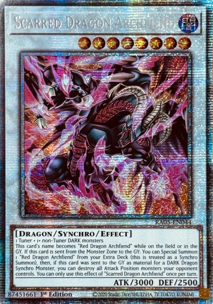 Scarred Dragon Archfiend (Starlight Rare) [RA05-EN044] Starlight Rare | Total Play