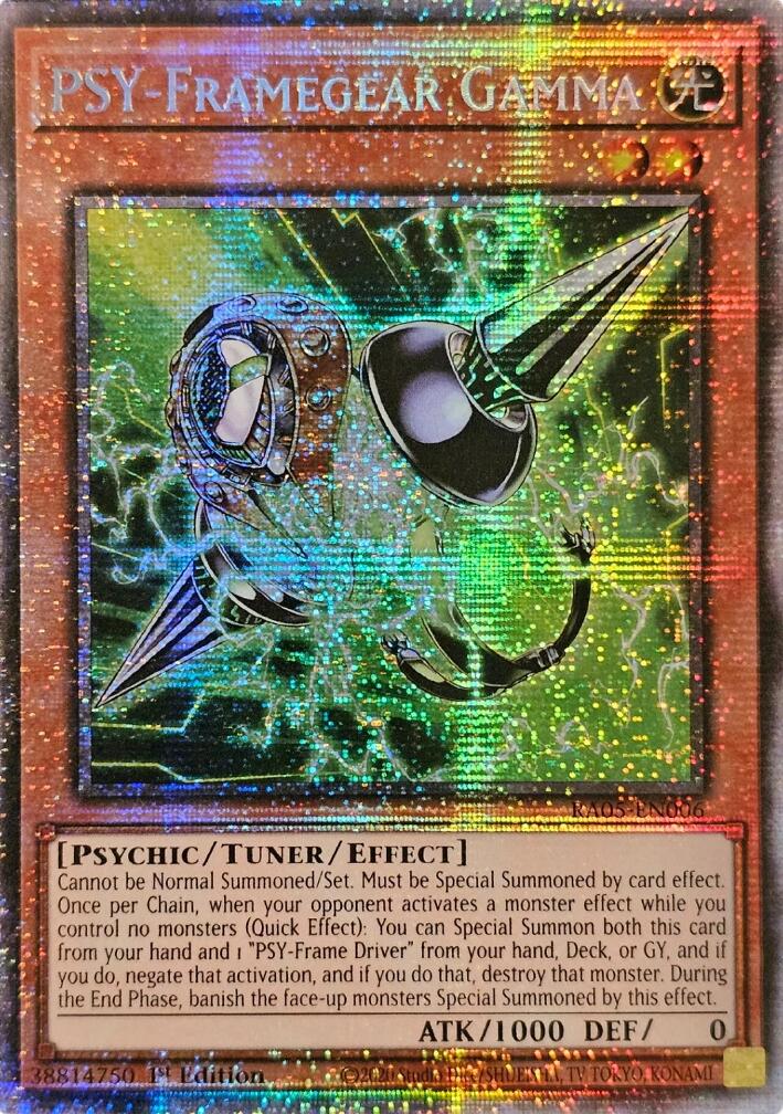 PSY-Framegear Gamma (Starlight Rare) [RA05-EN006] Starlight Rare | Total Play