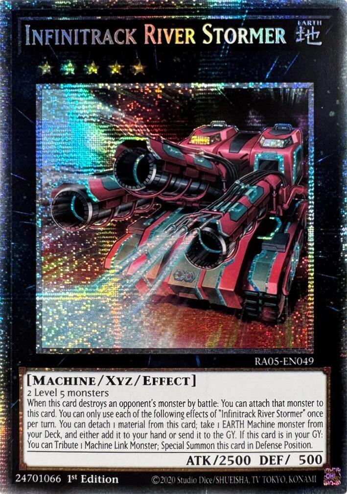 Infinitrack River Stormer (Starlight Rare) [RA05-EN049] Starlight Rare | Total Play