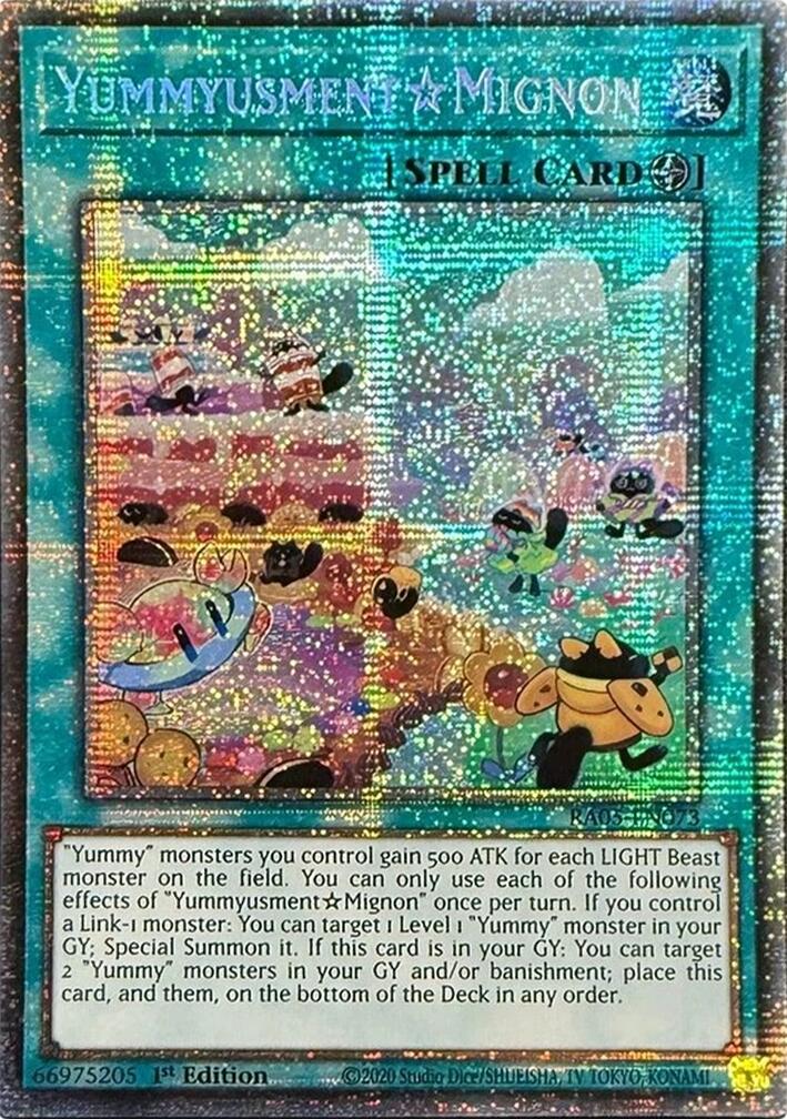 YummyusmentMignon (Starlight Rare) [RA05-EN073] Starlight Rare | Total Play