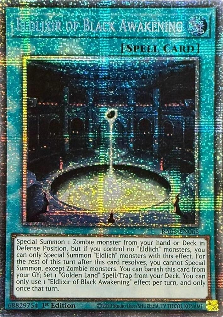 Eldlixir of Black Awakening (Starlight Rare) [RA05-EN065] Starlight Rare | Total Play