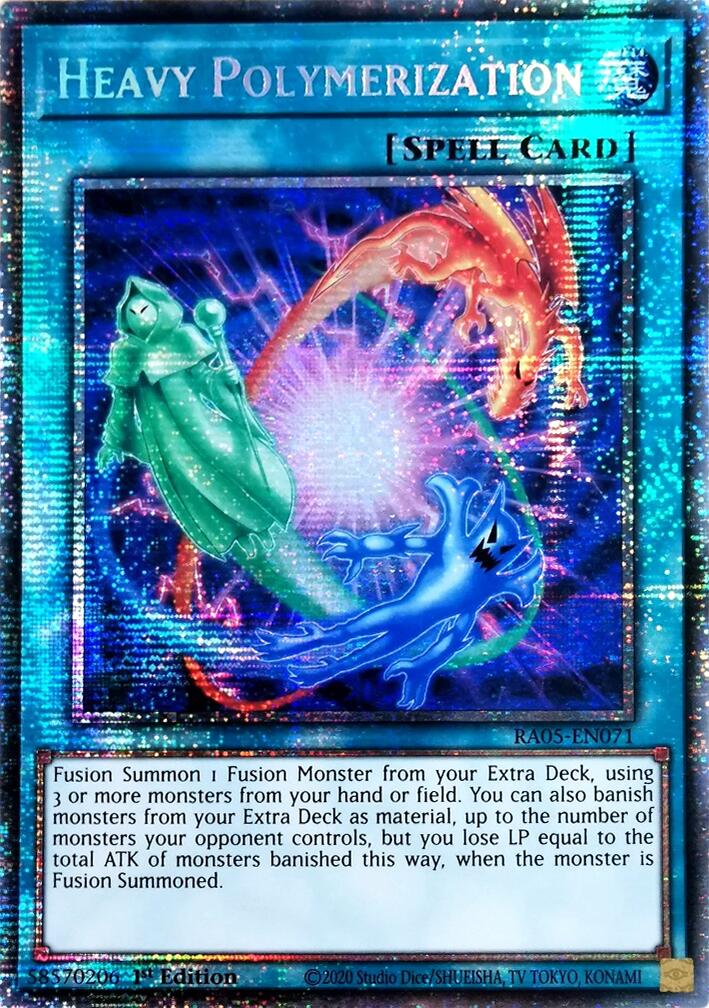 Heavy Polymerization (Starlight Rare) [RA05-EN071] Starlight Rare | Total Play