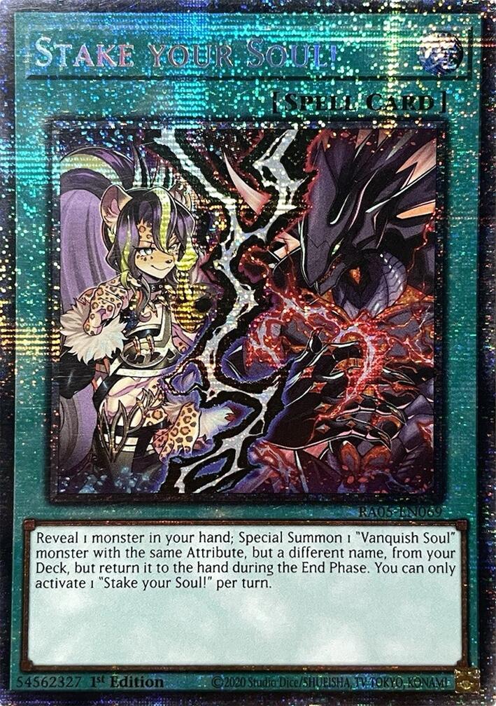 Stake your Soul! (Starlight Rare) [RA05-EN069] Starlight Rare | Total Play