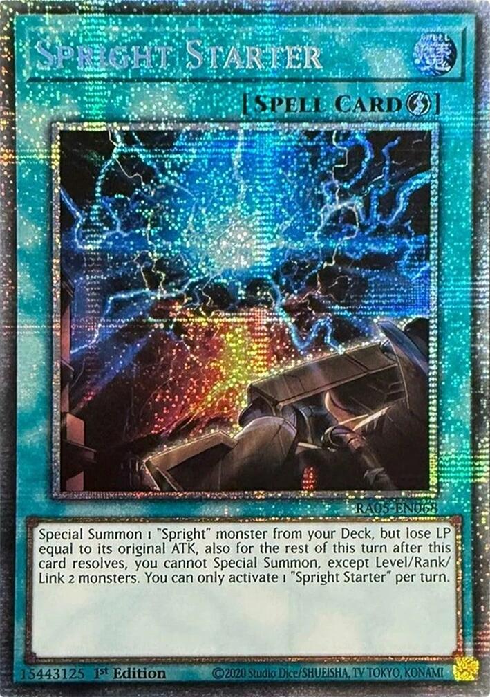 Spright Starter (Starlight Rare) [RA05-EN068] Starlight Rare | Total Play