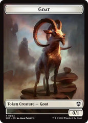 Goat // Fungus Beast Double-Sided Token [Secrets of Strixhaven Commander Tokens] | Total Play