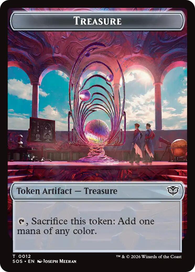 Phyrexian Germ // Treasure Double-Sided Token [Secrets of Strixhaven Commander Tokens] | Total Play