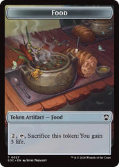 Food // Frog Lizard Double-Sided Token [Secrets of Strixhaven Commander Tokens] | Total Play