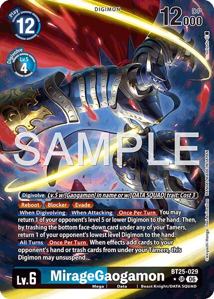 MirageGaogamon [BT25-029] (Alternate Art) [Dual Revolution] | Total Play