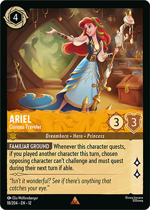 Ariel - Curious Traveler (18/204) [Wilds Unknown] | Total Play