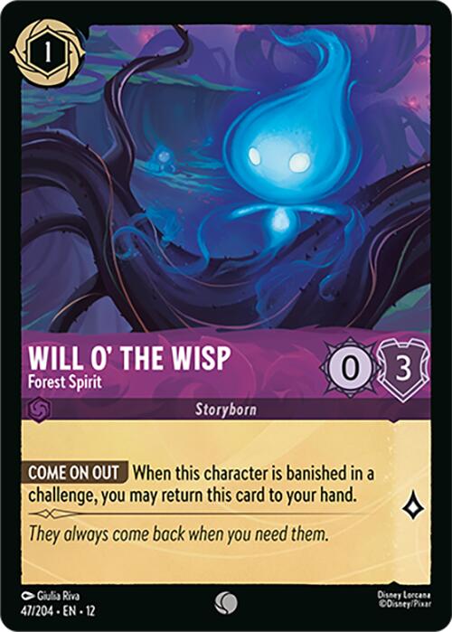 Will o' the Wisp - Forest Spirit (47/204) [Wilds Unknown] | Total Play