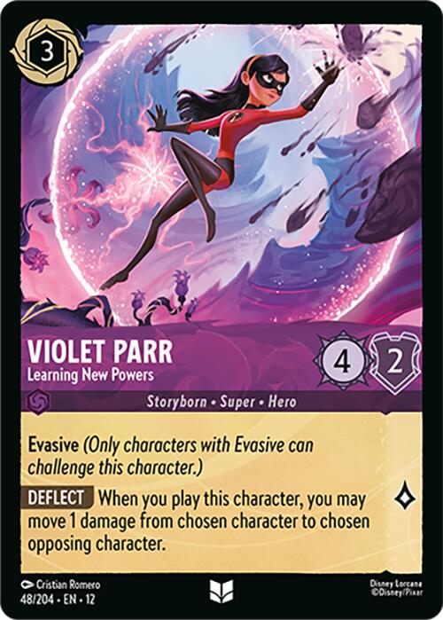 Violet Parr - Learning New Powers (48/204) [Wilds Unknown] | Total Play