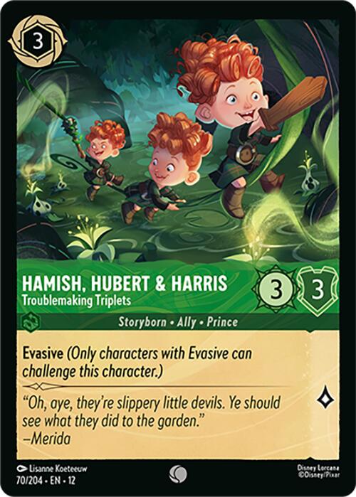 Hamish, Hubert & Harris - Troublemaking Triplets (70/204) [Wilds Unknown] | Total Play