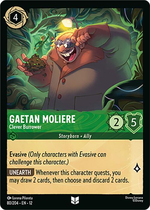 Gaetan Moliere - Clever Burrower (80/204) [Wilds Unknown] | Total Play