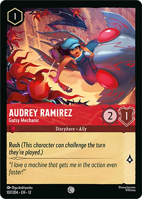Audrey Ramirez - Gutsy Mechanic (107/204) [Wilds Unknown] | Total Play