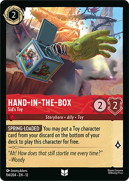 Hand-in-the-Box - Sid's Toy (114/204) [Wilds Unknown] | Total Play