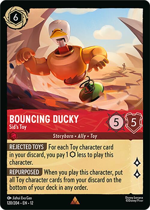 Bouncing Ducky - Sid's Toy (120/204) [Wilds Unknown] | Total Play