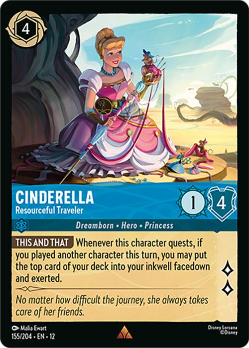 Cinderella - Resourceful Traveler (155/204) [Wilds Unknown] | Total Play