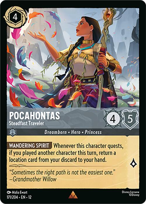Pocahontas - Steadfast Traveler (171/204) [Wilds Unknown] | Total Play