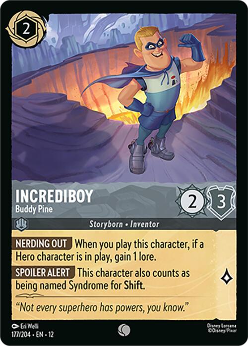 Incrediboy - Buddy Pine (177/204) [Wilds Unknown] | Total Play