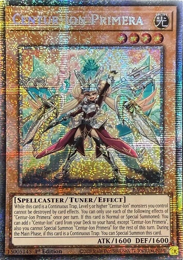 Centur-Ion Primera (Starlight Rare) [RA05-EN030] Starlight Rare | Total Play