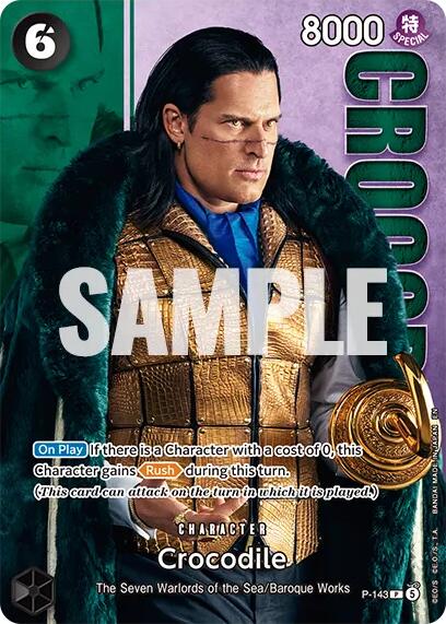 Crocodile (P-143) (Premium Card Collection -Live Action Edition Vol.2 Baroque Works-) [One Piece Promotion Cards] | Total Play
