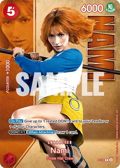 Nami (P-139) (Premium Card Collection -Live Action Edition Vol.2 Straw Hat Crew-) [One Piece Promotion Cards] | Total Play