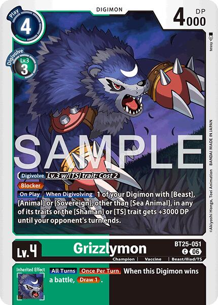 Grizzlymon [BT25-051] - BT25-051 [Dual Revolution] | Total Play