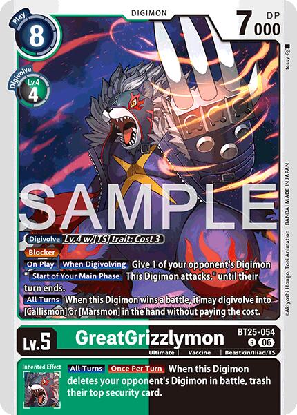 GreatGrizzlymon [BT25-054] [Dual Revolution] | Total Play