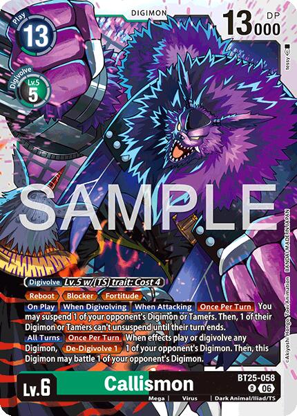 Callismon [BT25-058] [Dual Revolution] | Total Play